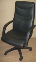 Silver leather management furniture • swivel chair